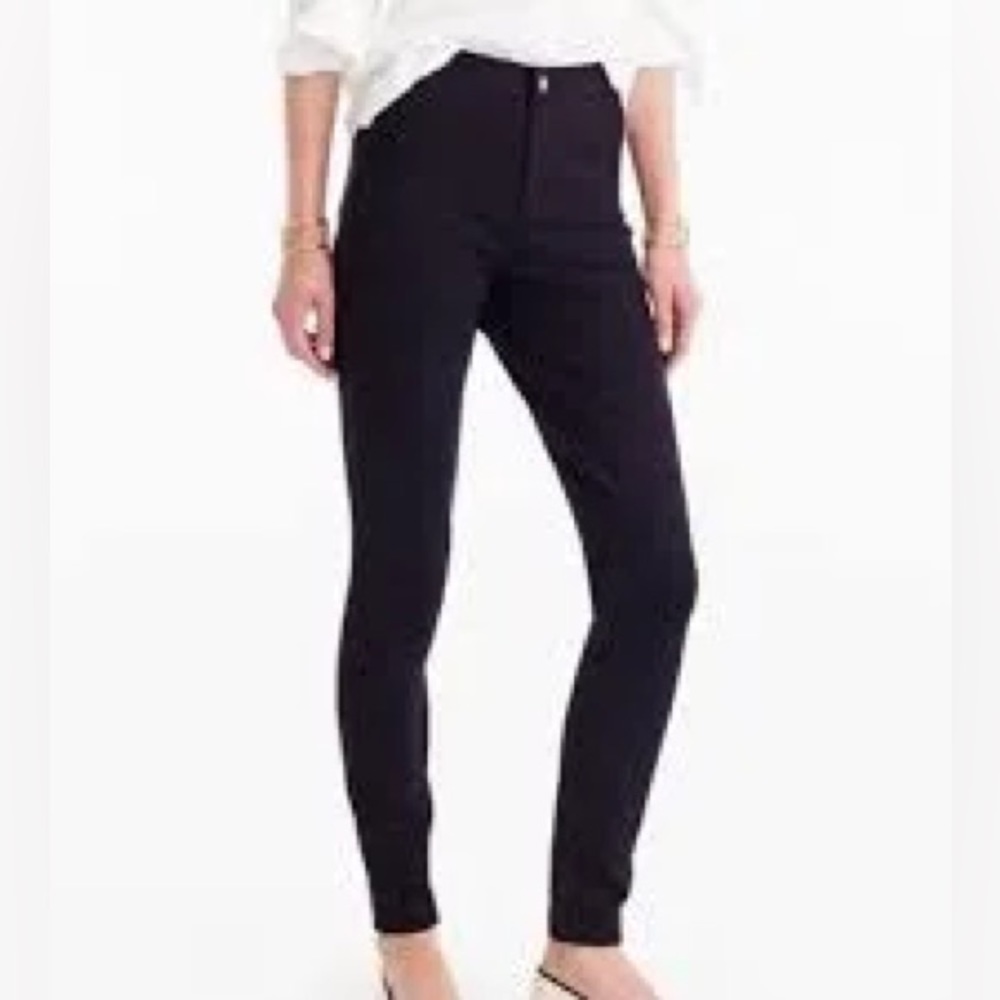 J.CREW Pixie Snap-front Jodpur Pant, Black, Sz. 4